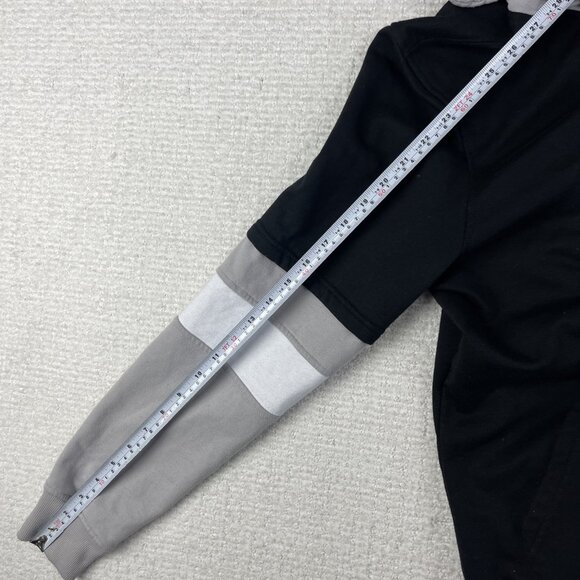 Y2K Arsenic Skater Skull Goth Punk Layered Long Sleeve Hoodie Size S - Picture 11 of 16